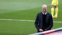 Zinedine Zidane na utakmici s Villarealom, 22.5.2021. 