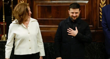 Volodimir Zelenski u španjolskom parlamentu