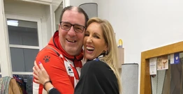 Topli zagrljaji Radio Rijeke: Vladimir Jurić i Iva Pavletić Crnić, Foto: -/Radio Rijeka