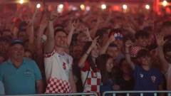 Navijači na glavnom zagrebačkom trgu