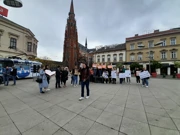Prosvjed odgojitelja na Trgu Ante Starčevića, Foto: Vlatko Franjin/HRT Radio Osijek