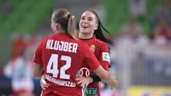 Madjarska - Švicarska. Katrin Gitta Klujber, Viktoria Lukacs