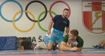Trening hrvatske hrvačke reprezentacije