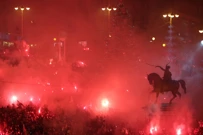 Vatreni stigli na Trg bana Jelačića, Foto: Luka Stanzl /Pixsell