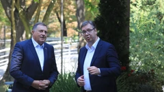 Aleksandar Vučić i Milorad Dodik