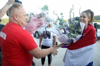 Doček Matee Jelić u Kninu, Foto: Duško Jaramaz/PIXSELL