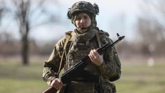 Mladi ukrajinski regruti na vojnim vježbama