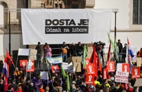 Prosvjed "Dosta je! Odmah na izbore" , Foto: Luka Stanzl/Pixsell