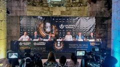 Pressica splitske Ultre u Dioklecijanovim podrumima privukla je mnoge novinare i zainteresirane, Foto: Edo Gracin/Radio Split