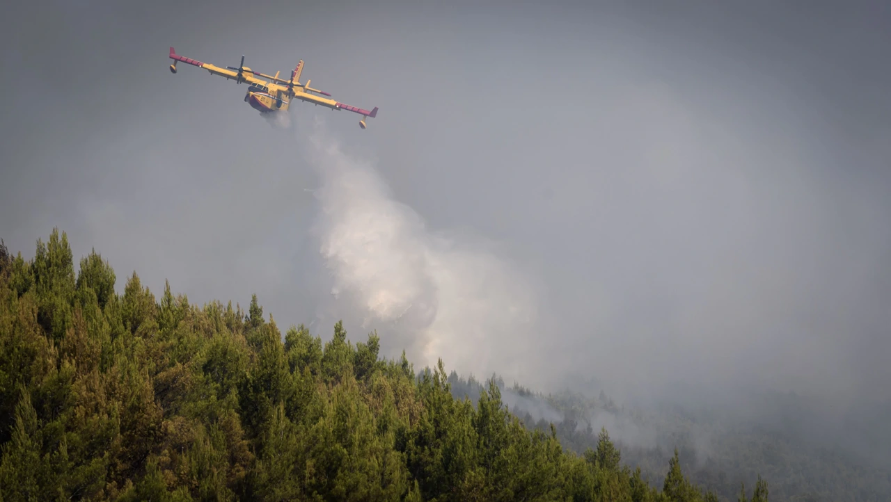 Požar u Skradinu, Foto: Niksa Stipanicev/Cropix
