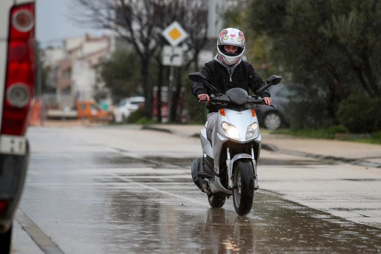 Rekordna količina kiše u Zadru, Foto: Sime Zelic/PIXSELL