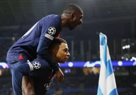 Dembele i Mbappe slave pogodak, Foto: Juan Medina/REUTERS
