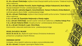 Mjesec hrvatske knjige 2025. Dubrovnik