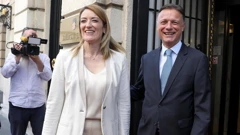 Jandrokovic primio predsjednicu Europskog parlamenta Robertu Metsolu , Foto: Patrik Macek/PIXSELL