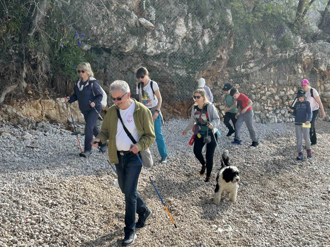 Hodači su se kretali rutom Žurkovo (JK Galeb) – hotel Lucija Kostrena – crkva sv. Lucija – Stipići – Put mora – Žurkovo , Foto: -/TZO Kostrena