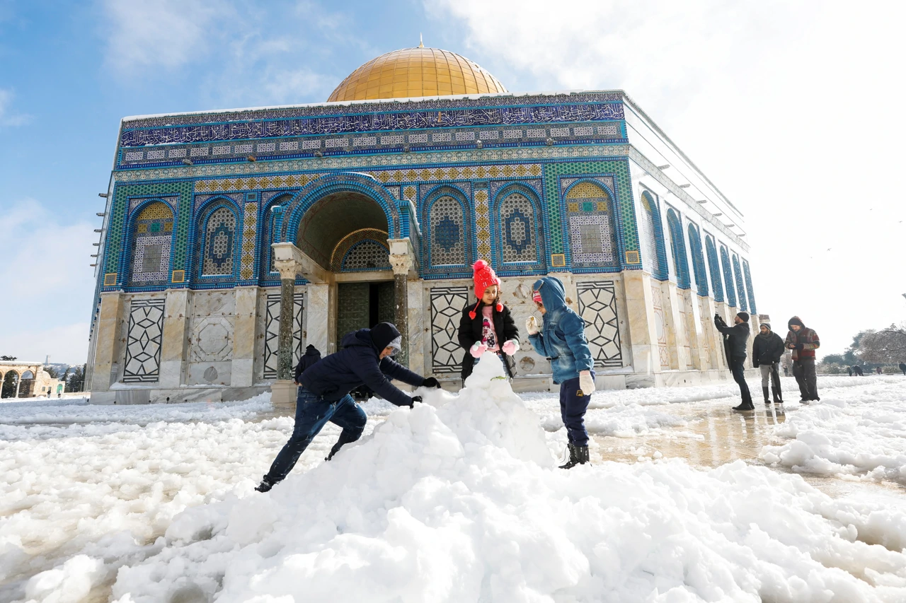 Obilan snijeg pao u Jeruzalemu, Foto: Ammar Awad/REUTERS