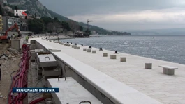 Radovi na gradnje luki i velike šetnice u Omišu