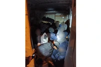Zatečeni ilegalni migranti, Foto: PU vukovarsko-srijemska/-