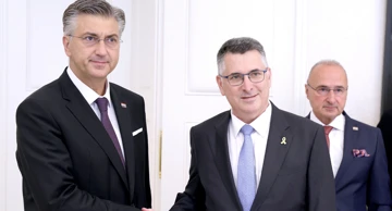 PM Plenković and Ministers Sa’ar and Grlić Radman