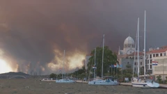 Požar kod Zatona, Foto: HTV/HRT