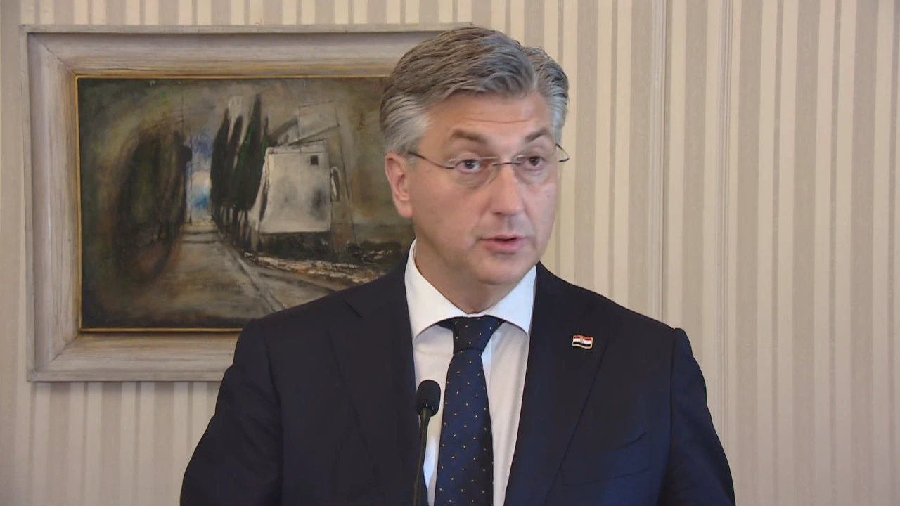 Andrej Plenković, Foto: HTV/HRT