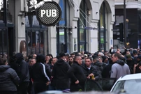 Hrvatski navijači u Podgorici, Foto: Tom Dubravec/CROPIX