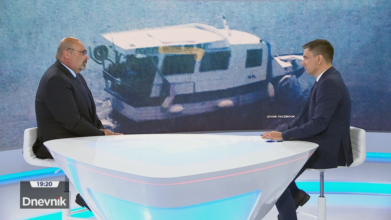 Siniša Orlić u Dnevniku HTV-a, Foto: Dnevnik/HRT