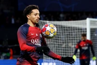 Marquinhos na zagrijavanju, Foto: Stephanie Lecocq/REUTERS