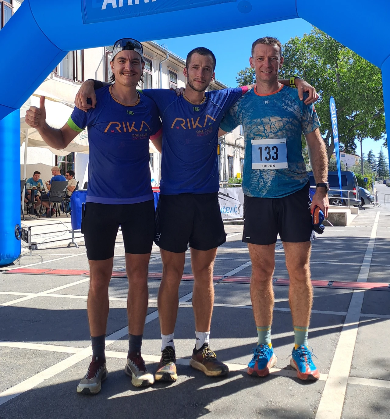 Maximilian Wagner, Djino Gajski i Maksim Jerman, Foto: -/Drenova trail