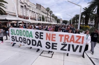 Prosvjed u Splitu, Foto: Ivo Cagalj/PIXSELL