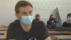 Nikola Mamić, maturant iz Bjelovara , Foto: Regionalni dnevnik/IMS/HTV/HRT