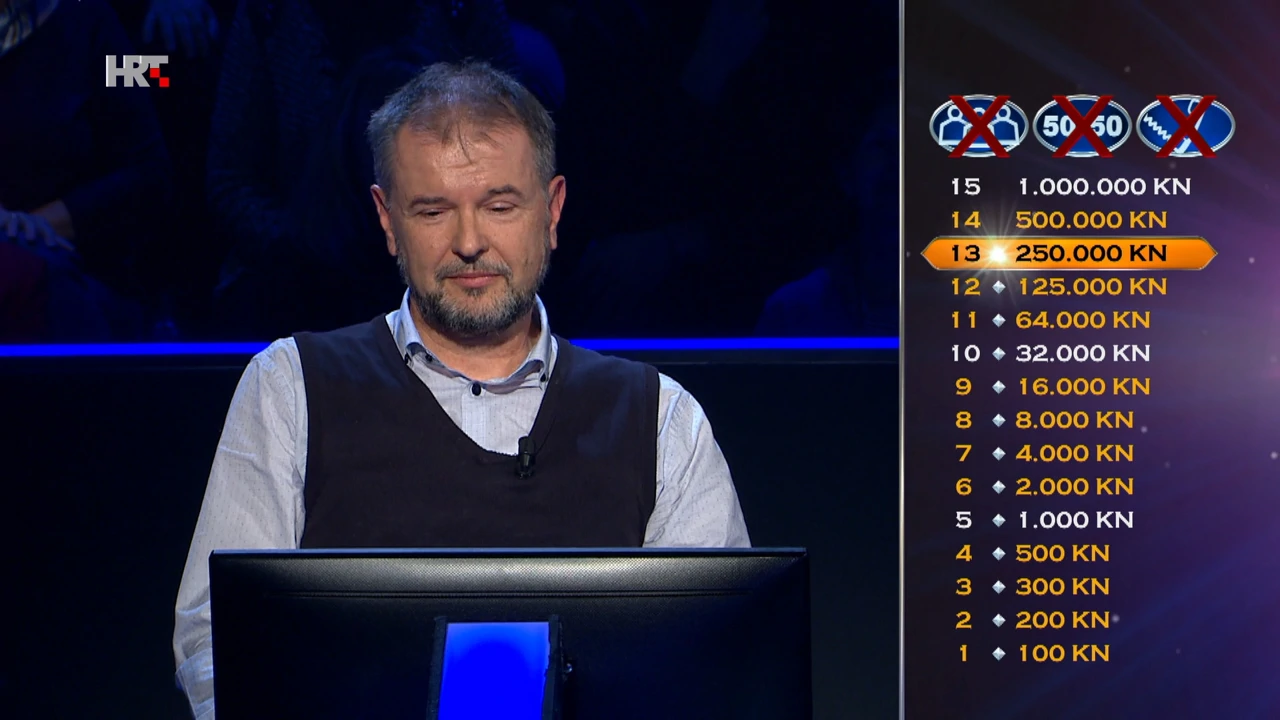  Darko Laklija, Foto: Tko želi biti milijunaš?/HRT