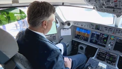 Premijer u Airbusu A220, Foto: HTV/HRT