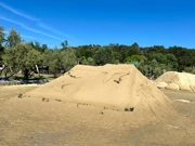 Skulptura od pijeska na Rajskoj plaži u Loparu , Foto: Ivana Perić/HRT