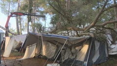 U Novigradu stradao kamp , Foto: HTV /HRT