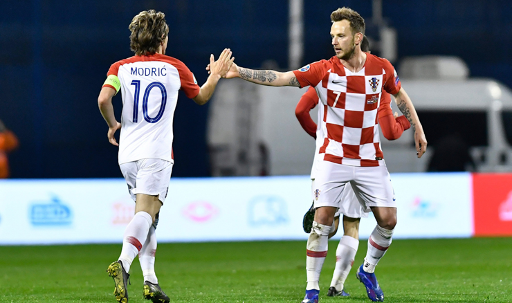 Luka Modrić i Ivan Rakitić 2020. 
