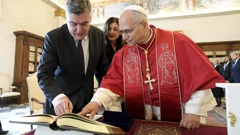Zoran Milanović and Pope Leo XIV
