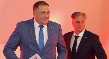Milorad Dodik i Siniša Karan