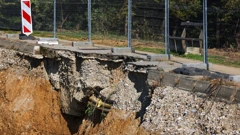 Radovi na sanaciji klizišta na Pantovčaku