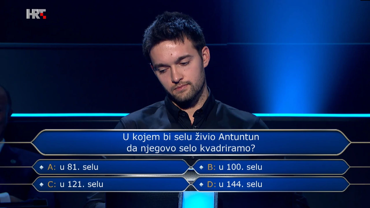 Ante Uzelac  , Foto: Tko želi biti milijunaš? /HRT