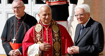 Papa Lav XIV. i Sergio Mattarella