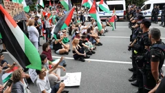 Policija i propalestinski prosvjednici na cilju 11. etape Vuelte