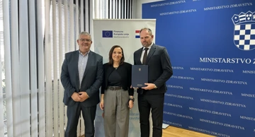 Ministrica Hrstić i zamjenik župana Dujela