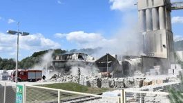 Požar u tvornici Baumit