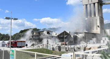 Požar u tvornici Baumit
