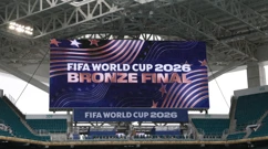 Pogled na veliki ekran unutar stadiona u Miamiju , Foto: Paul Childs/REUTERS