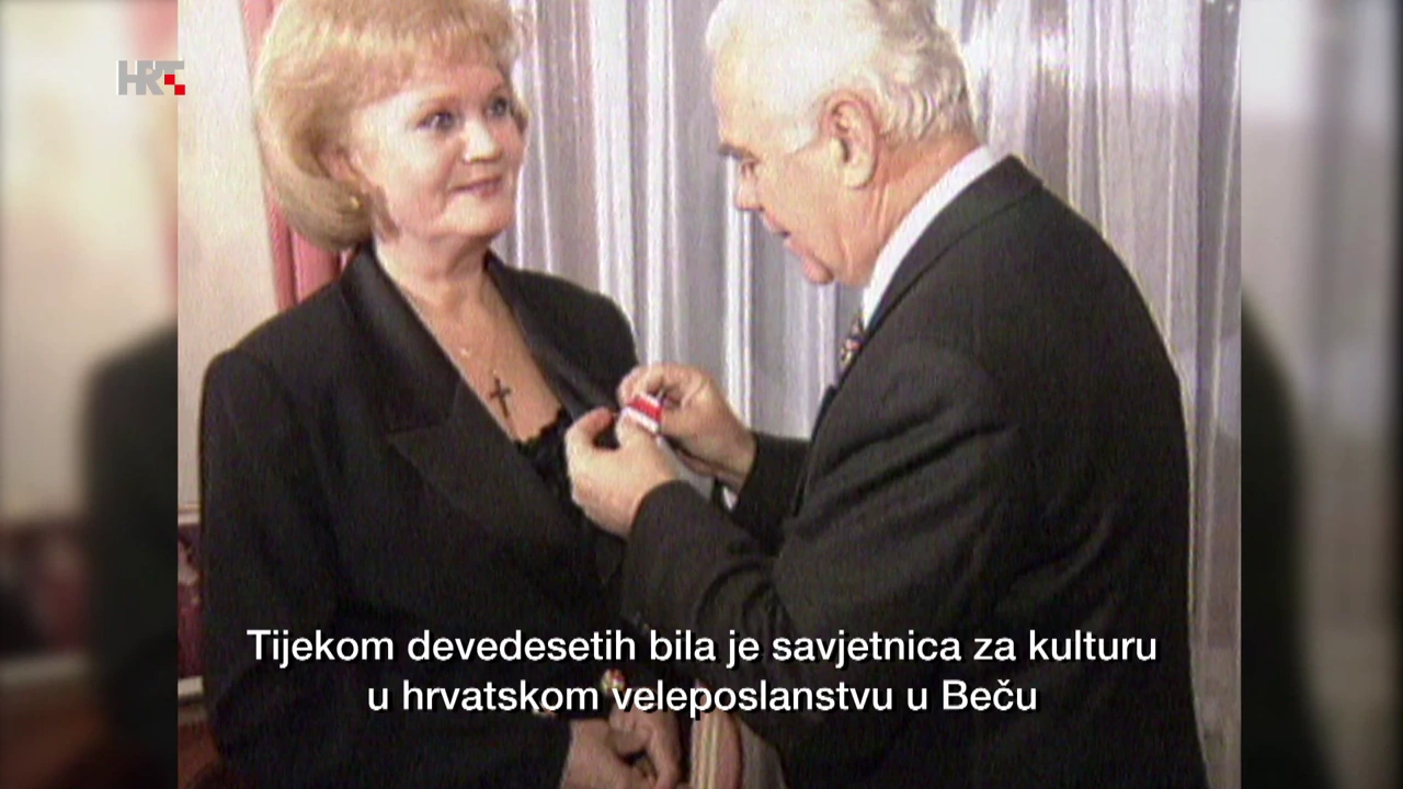 Mirjana Bohanec Vidović, diplomatkinja u Beču, Foto: U svom filmu/HTV/HRT