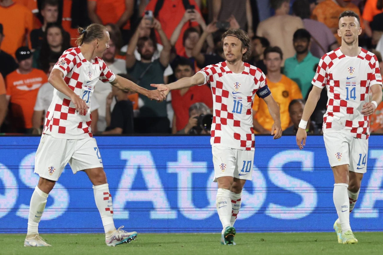 Domagoj Vida, Luka Modrić, Ivan Perišić