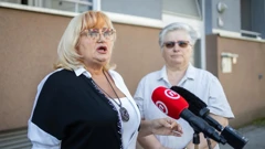 Marija Divić i Josipa Rodić na konferenciji za medije
