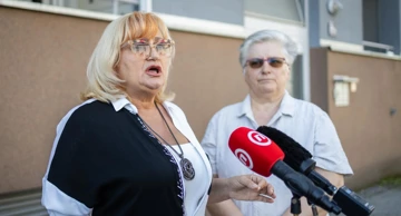Marija Divić i Josipa Rodić na konferenciji za medije